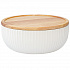 Салатник с бамбуковой крышкой Soft Ripples, Dual Glazing, Ø22 см
