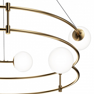 Изображение товара Светильник подвесной Modern, Balance, 6 ламп, Ø81,2х32 см, золото