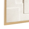 Изображение товара Панно декоративное с эффектом 3D Minimalism, с бежевой рамой, 60х60 см