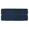 Изображение товара Простыня на резинке из хлопкового трикотажа темно-синего цвета из коллекции Essential, 180х200х30 см