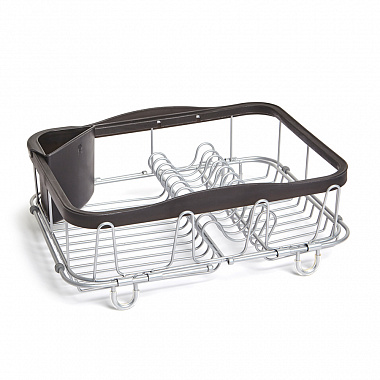 картинка Сушилка для посуды Sinkin, 28х14х47 см, черный, никель от магазина Одежда+