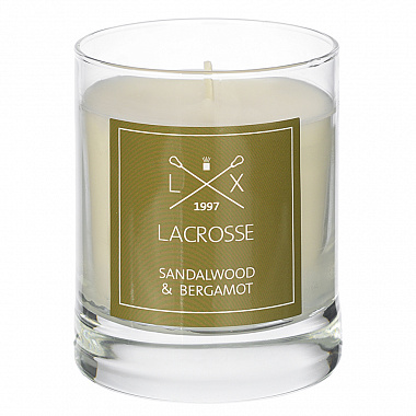 картинка Свеча ароматическая Lacrosse, Sandalwood&Bergamot (новая), 40 ч от магазина Одежда+