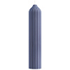 Изображение товара Свеча декоративная синего цвета из коллекции Edge, 25,5 см