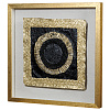 Изображение товара Панно на стену Бумажный замок 1, черное/золото