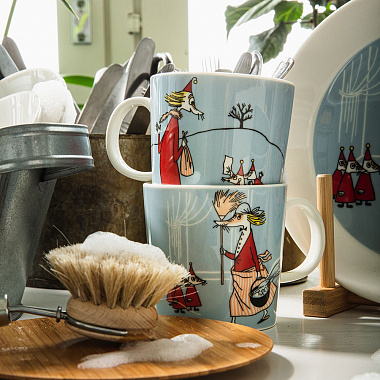 картинка Кружка Moomin, Филифьонка серая, 300 мл от магазина Одежда+