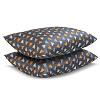 Изображение товара Набор из двух наволочек из сатина с принтом Triangles из коллекции Wild, 50х70 см