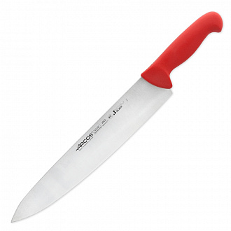 Изображение товара Нож кухонный поварской 2900, 30 см, красная рукоятка