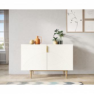 Изображение товара Комод Line, 120х50х80 см, бежевый