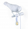 Изображение товара Светильник настенный Bird Lamp Looking Right, белый