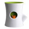 Изображение товара Горшок для цветов с системой автополива Log&Squirrel, белый/зеленый