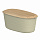 Хлебница с бамбуковой крышкой Tierra, 31,5х16,4х12,9 см, бежевая