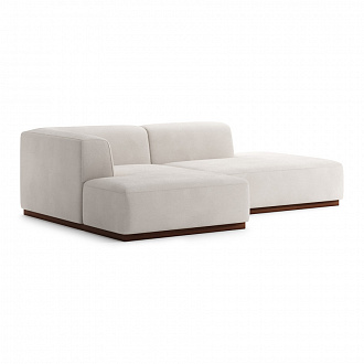 Диван угловой Balance, 232x152х67 см, белый