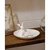 Изображение товара Подставка для украшений Кролики-чистюли, 13,3 см, белая