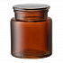 Банка для хранения Amber, темно-янтарная