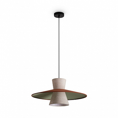картинка Светильник подвесной Fly, Æ50х24 см, бежевый/красный/зеленый от магазина Одежда+