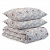 Комплект постельного белья из сатина с принтом "Воздушный цветок" из коллекции Prairie, 200х220 см