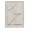 Изображение товара Панно декоративное с эффектом 3D Minimalism Triangle, 50х70 см