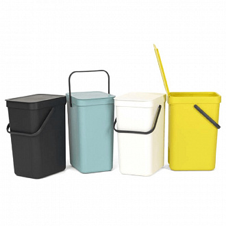 Изображение товара Бак для мусора Brabantia, Sort&Go, 12 л, серый