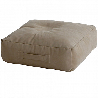 Пуф-подушка, 60х60х20 см, песочный