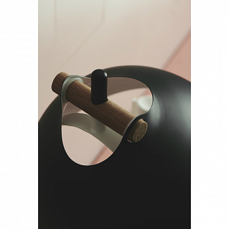 Изображение товара Светильник настольный Arhus, Ø18 см, металл, черный