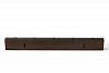 Изображение товара Вешалка настенная Flip, 50,8 см, черная/орех, 5 крючков