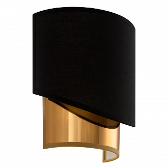 Светильник настенный Earth, 1 лампа, 20х12,8х23 см, латунь