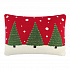 Подушка вязаная с новогодним рисунком Festive Wood из коллекции New Year Essential, 40x60 см