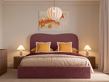 Кровать Dreamscape, 152x217х130 см, сливовая, анонс элемента