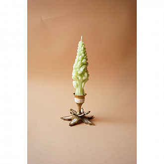 Изображение товара Свеча ароматическая Цветок, 16 см, салатовая