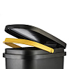 Изображение товара Бак мусорный с педалью Be-Eco, 20 л, черный/желтый