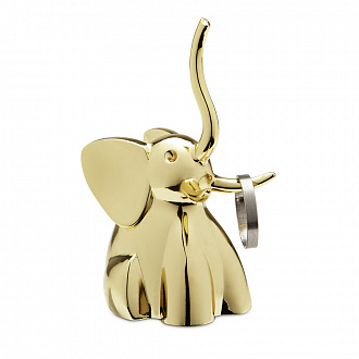 Изображение товара Подставка для колец ZOOLA слон латунь