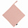 Прихватка из умягченного льна розово-пудрового цвета из коллекции Essential, 22х22 см