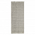 Ковер из переработанного пластика светло-серого цвета из коллекции Ethnic, 70х160 см
