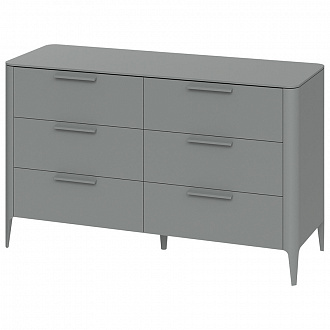 Изображение товара Комод с 6-ю ящиками Type, 51х140х85 см, серый