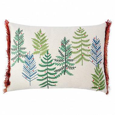 Подушка Зима в лесу из коллекции New Year Essential, 30x45см, анонс элемента