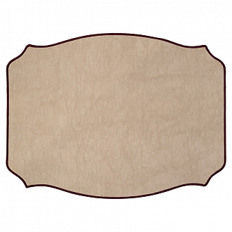 Салфетка сервировочная Etica, 43,6х33 см, бежево-розовая