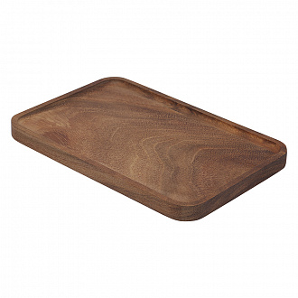 Изображение товара Поднос деревянный прямоугольный Bernt, 30х20 см, орех