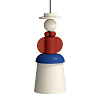 Изображение товара Подвесной светильник Barynya, Ø15х36 см, белый/красный