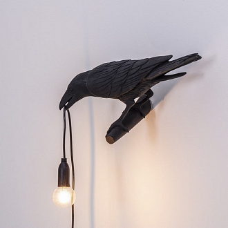 Изображение товара Светильник Bird Lamp Looking Left, черный