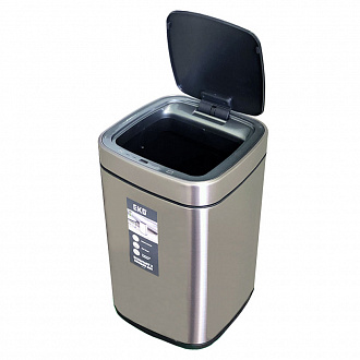 Изображение товара Ведро мусорное автоматическое Ecosmart X, EK9252, 12 л, нержавеющая сталь