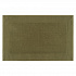 Коврик для ванной с фактурным бортиком оливкового цвета из коллекции Essential, 50х80 см