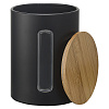 Изображение товара Набор банок для хранения Kaffi, 1 л, матовые черные, 3 шт.