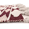 Изображение товара Ковер из хлопка бордового цвета Argyle из коллекции Ethnic, 160х230 см
