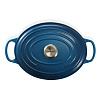 Изображение товара Утятница чугунная Le Creuset, Ø29 см, голубая