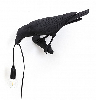 Изображение товара Светильник Bird Lamp Looking Left, черный