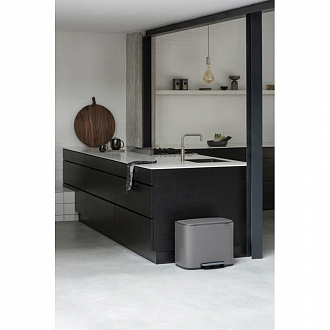 Изображение товара Бак для мусора Brabantia, Bo, 11+23 л, платиновый