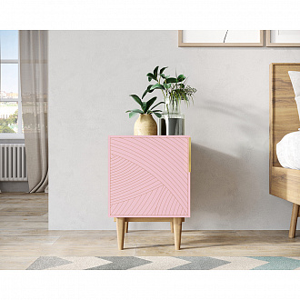 Изображение товара Тумба Line, 40х35х50 см, розовая