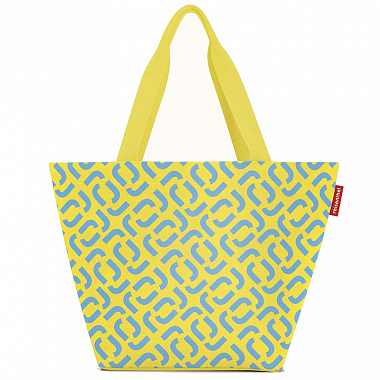 Сумка Shopper M signature lemon, анонс элемента