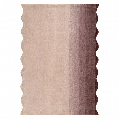 Ковер из шерсти Over Horizon цвета марсала из коллекции Trendy Ruffles, 200х300 см, анонс элемента