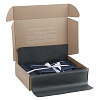 Изображение товара Комплект постельного белья из египетского хлопка Essential, темно-синий, евро размер